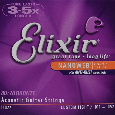 EL11027 Elixir Nanoweb Set corzi chitara acustica 80/20